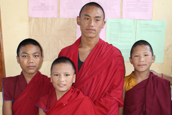 Monks at Namgyal Monastic School, Pokhara