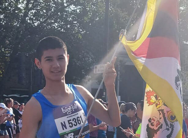 Congratulations to Namgyal for running The Big Half in London