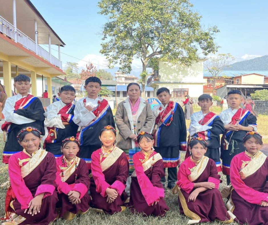Tibetan Students Supported by Community Grant Tibetan Students Supported by Community Grant