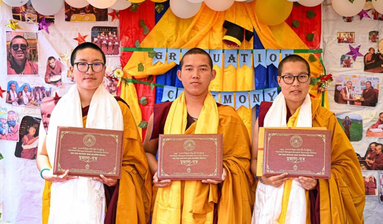 Community Sponsorship Funding Helps Monks Graduate